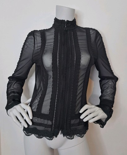 Gothic victorian style blouse - gothic,