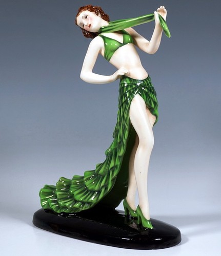 Goldscheider art deco rumba - goldscheider,
