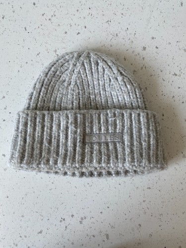 Joules grey beanie hat one - beanie,