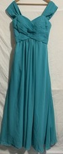MildApril long maxi aqua blue dress size 12/14