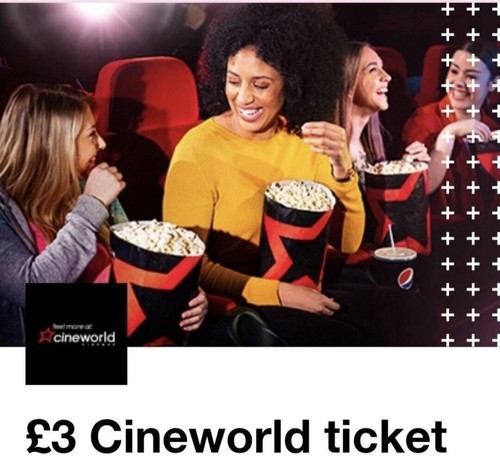 Cineworld cinema ticket - cineworld,