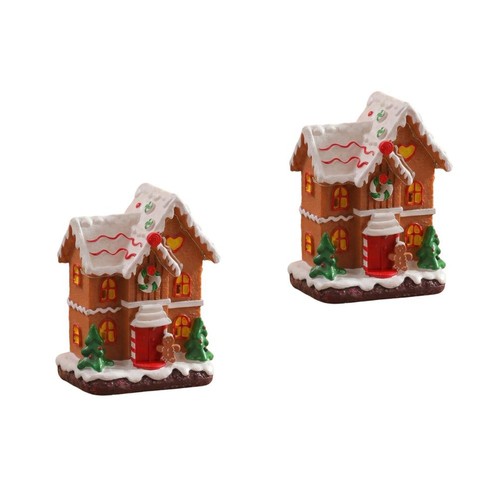 2pcs led christmas village - christmas,