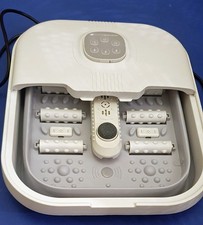 Rio Deluxe Foldaway Foot Spa Bath with Massaging Rollers, Grey  (Used Once)