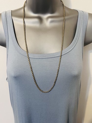 Antique 9ct gold belcher chain - antique,