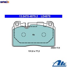 BRAKE PAD SET DISC BRAKE