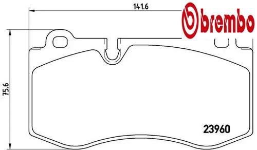 Front brake pad set disc - set,