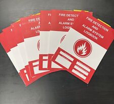 A4 SIZE Fire Detection and Alarm System Logbook - Fire Safety/Inspection Book