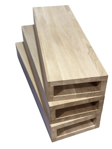 Oak stair tread - sleeve, for