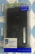 Samsung Black Leather Flip