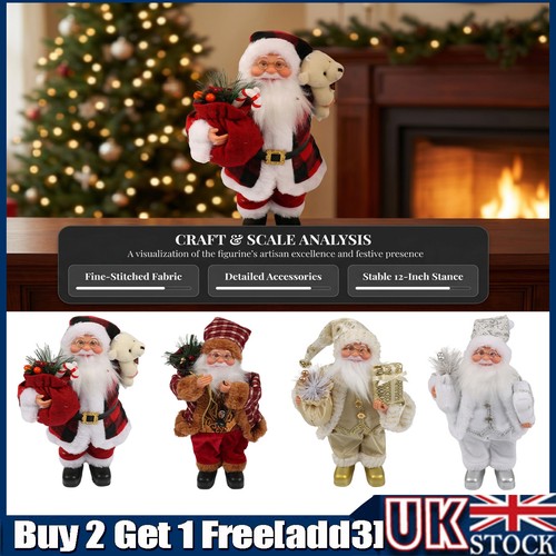 30cm standing santa - 30cm,