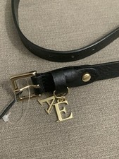 Emporio Armani Black Leather