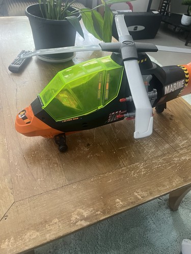 Action man marine - man, helicopter