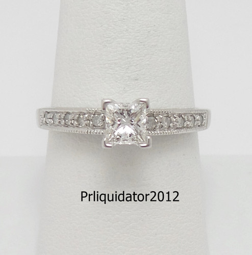 8ct natural princess diamond - 5/8ct,