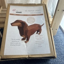 Dachshund Papercraft 3D Paper