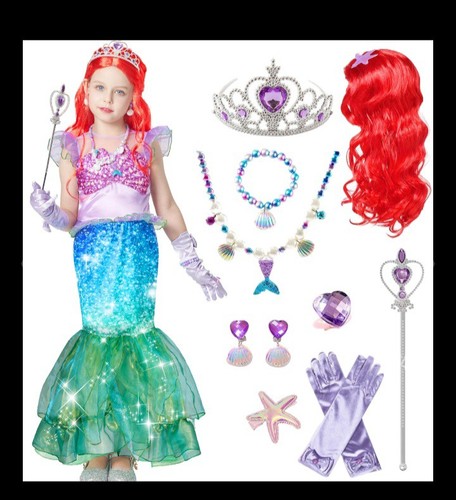 Little girls mermaid costume - mermaid,