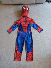 Spiderman outfit 5-6 years, dressing up, kids fancy dress, super hero with mask