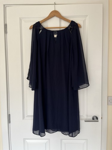 Monsoon navy chiffon - navy,