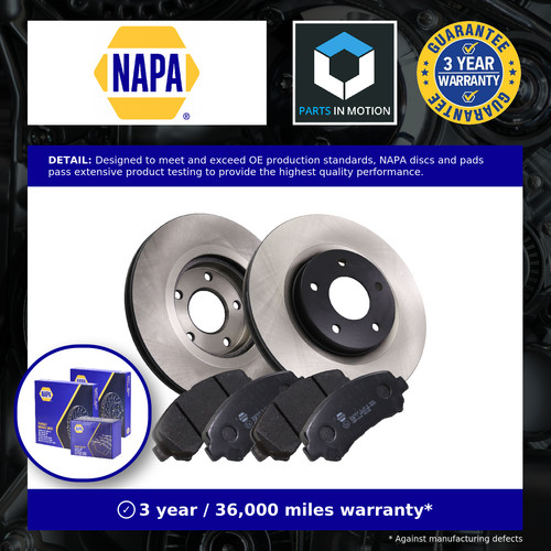 Vented brake discs and - 2x,