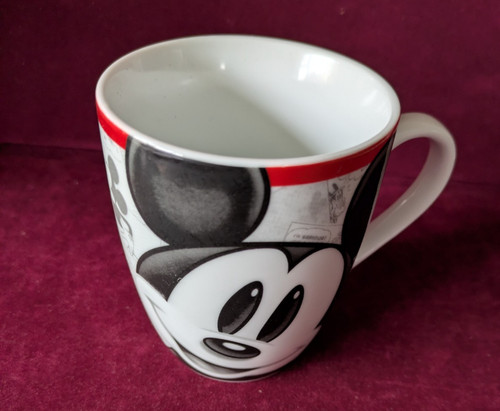 Mickey mouse white ceramic - white,