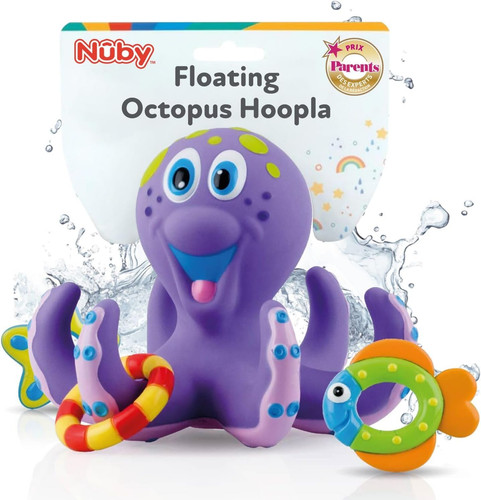 Nuby octopus floating bath - octopus, toy