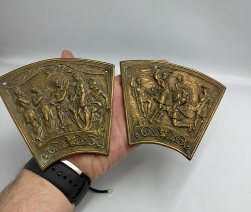 Pair antique 19th - antique,