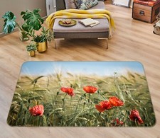 3D Wheat Red Poppies NA10464