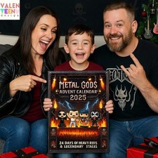 Metal Gods Rock Legend Advent Calendar 2025 – 24 Days of Festive 2D Blind Boxes