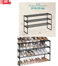 Shoe Rack 3 Tier Extendable