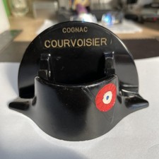 Vintage French Cognac Advertising Ashtray Courvoisier Bicent. Napoleon Bakelite