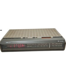 MB Buffer TR 0306 Electronic Clock Radio Vintage Beige Medium Long Wave