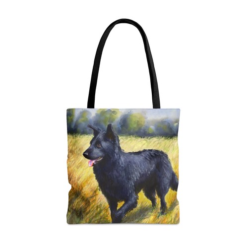 Mudi herding dog canvas tote - dog,