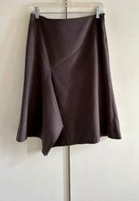 Nicole Farhi-Womens Lovely Wool/Cashmere Asymetric Front Skirt/Size: UK 12/NWOT