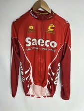 Cannondale Cycling Jersey Saeco Team Long Sleeve | Men's | Red/White | Large
