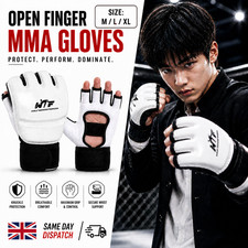Mma open finger boxing gloves - open,