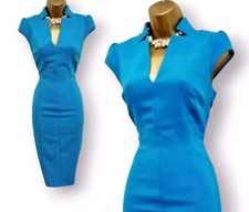 Karen Millen UK 14 Turquoise