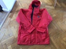 Musto Mens Jacket Size Medium Red,Waterproof, Sailing