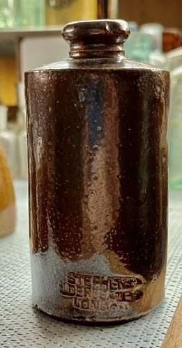 1880 glased pouring - pouring, ink