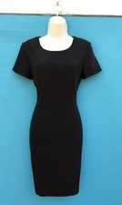 BLACK PENCIL DRESS,SMART/CASUAL,50S,60S,70'S,80S VINTAGE LOOK,BHS,SIZE 10