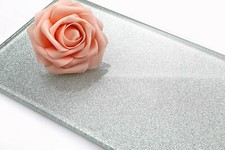 Silver Glitter Glass Mosaic