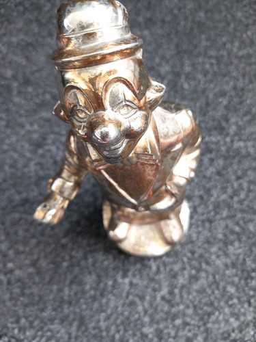 Vintage clown piggy - clown, metal