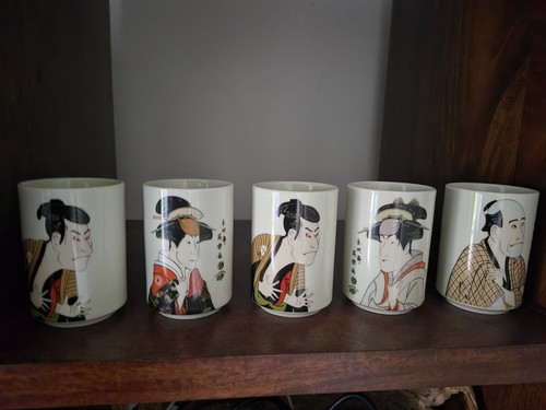 Japanese green tea - green, cups