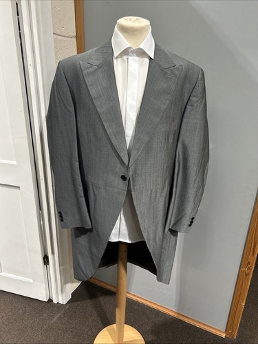 Silver mohair tails coat - silver, grey