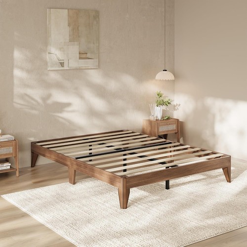 Double bamboo bed frame - double,