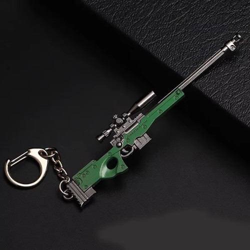 Mini metal green sniper - metal,