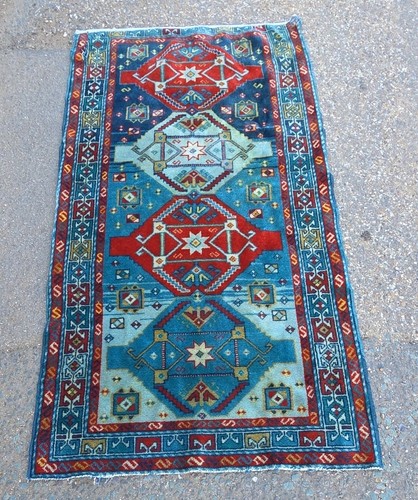 Vintage hand knotted tribal - vintage,