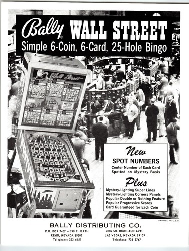 Bally wall street coin - bally, 6-coin