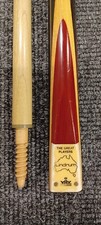 WALTER  LINDRUM (PERADON) THE GREAT PLAYERS SNOOKER CUE  - £360