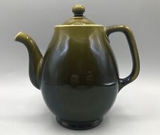 Antique Linthorpe Art Pottery Green Glazed Teapot, Circa 1880