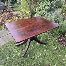 Antique georgian mahogany tilt - antique,