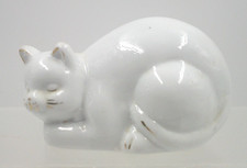 White Porcelain Vintage Cat